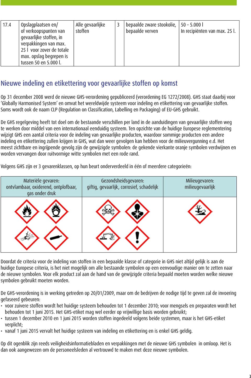 Nieuwe indeling en etikettering voor gevaarlijke stoffen op komst Op december 008 werd de nieuwe GHS-verordening gepubliceerd (verordening EG 7/008).