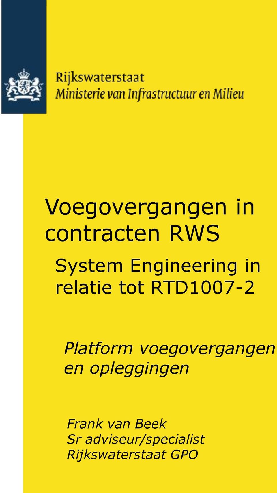 Platform voegovergangen en opleggingen