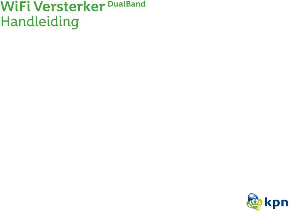 WiFi Versterker DualBand Handleiding - PDF Gratis download