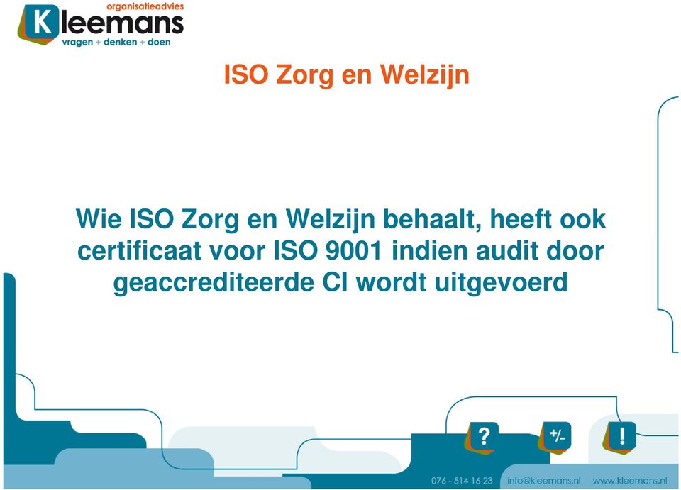 certificaat voor ISO 9001 indien