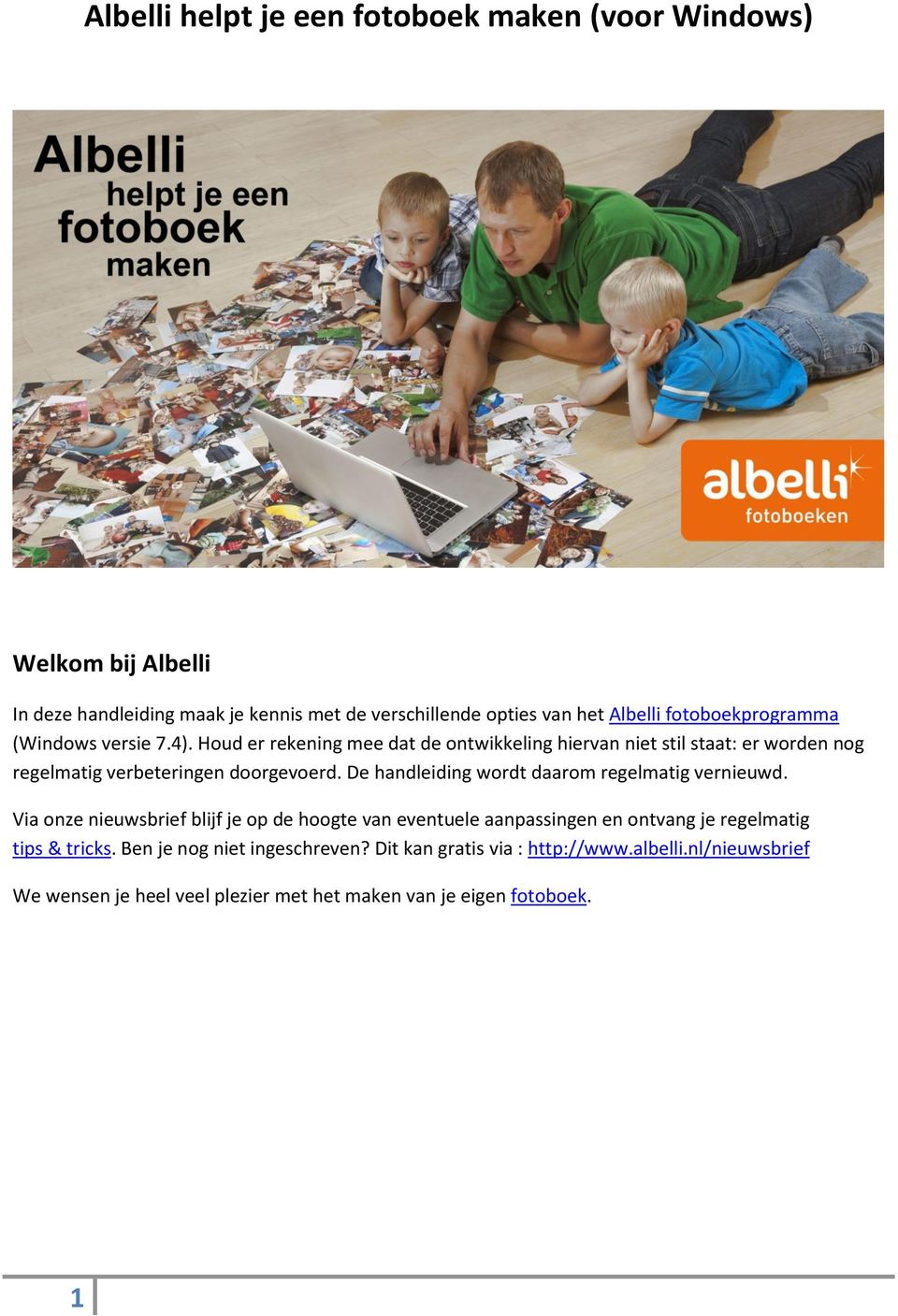 Albelli helpt je een fotoboek maken (voor - PDF Free Download