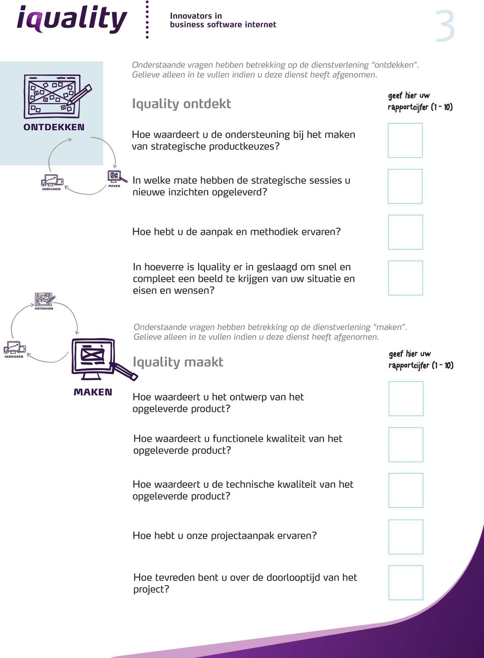 Hoe hebt u de aanpak en methodiek ervaren? In hoeverre is Iquality er in geslaagd om snel en compleet een beeld te krijgen van uw situatie en eisen en wensen?