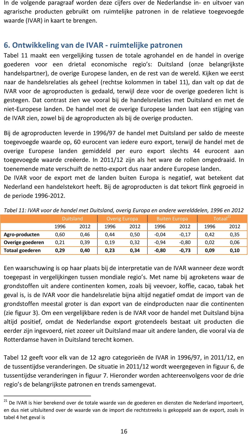 belangrijkste handelspartner), de overige Europese landen, en de rest van de wereld.