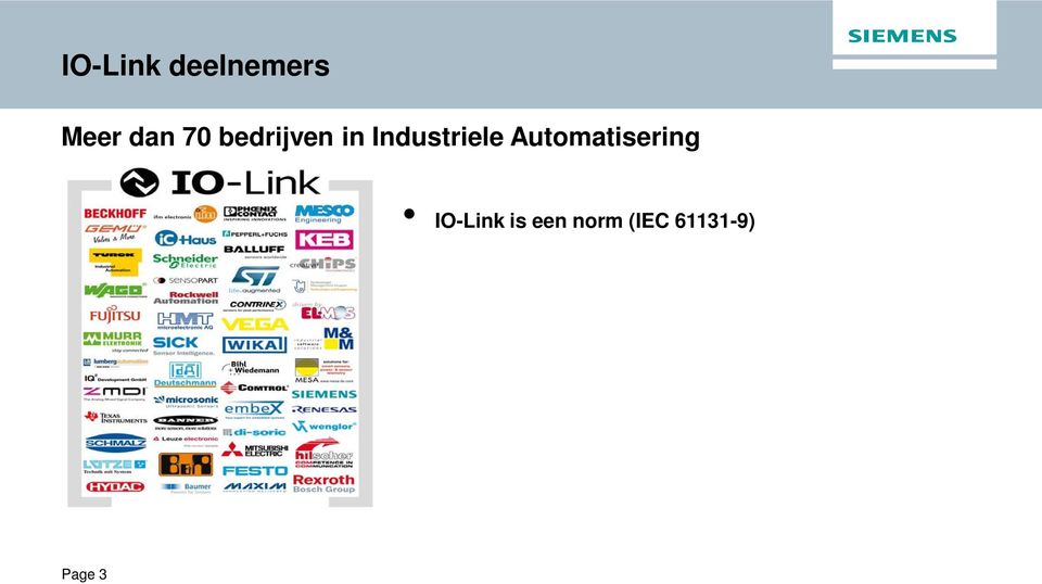 Automatisering IO-Link is