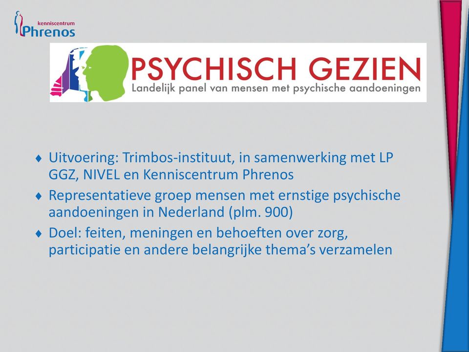 psychische aandoeningen in Nederland (plm.
