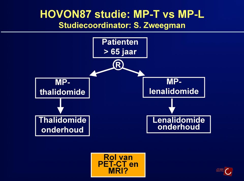 Zweegman Patienten > 65 jaar MPthalidomide
