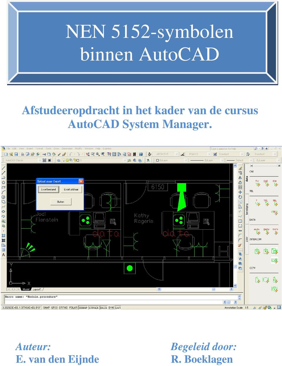 cursus AutoCAD System Manager.