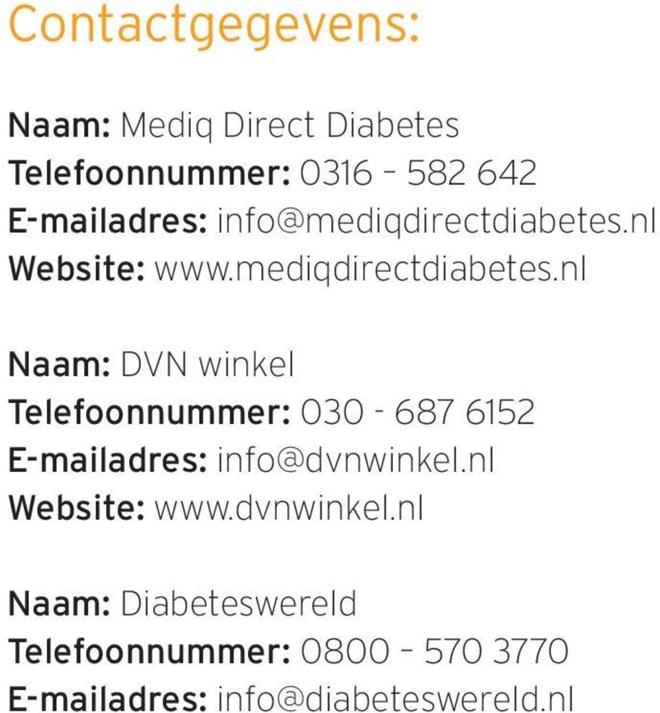 nl Website: www.mediqdirectdiabetes.
