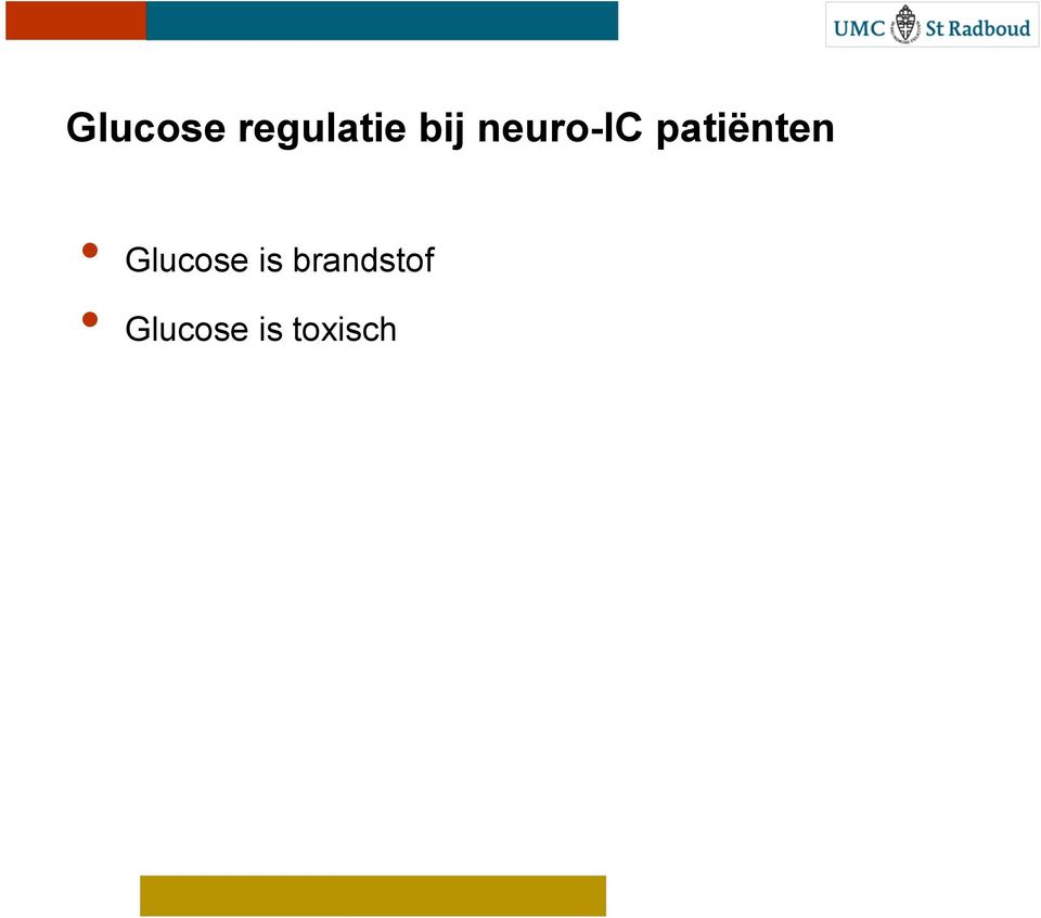 patiënten Glucose
