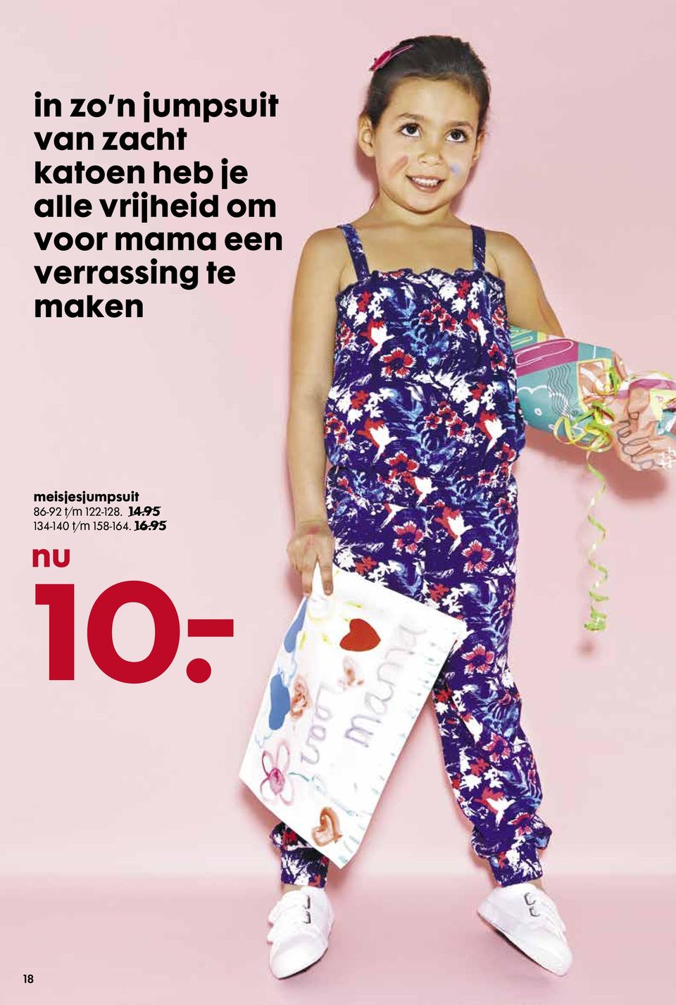 te maken meisjesjumpsuit 86-92 t/m