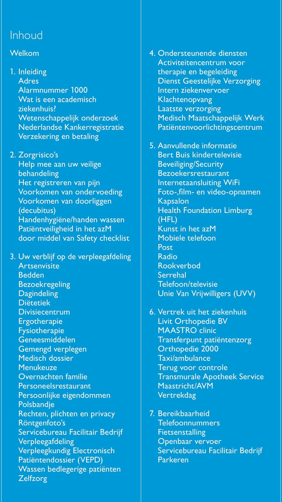 middel van Safety checklist 3.