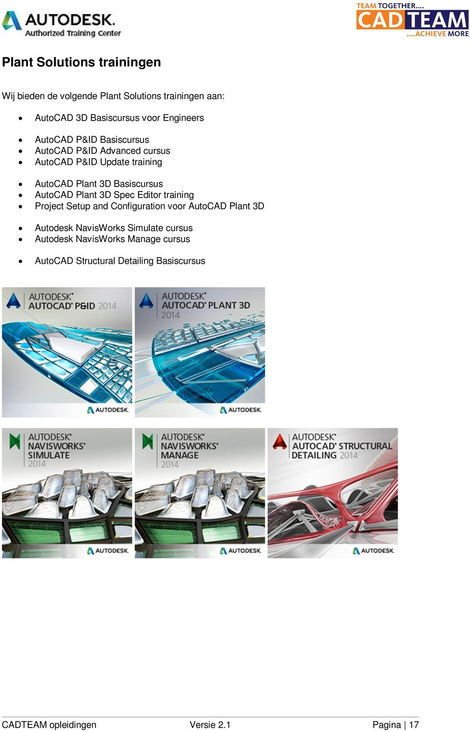 Basiscursus AutoCAD Plant 3D Spec Editor training Project Setup and Configuration voor AutoCAD Plant 3D Autodesk