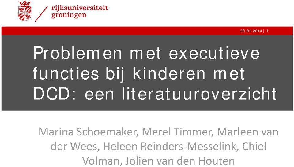 Schoemaker, Merel Timmer, Marleen van der Wees,