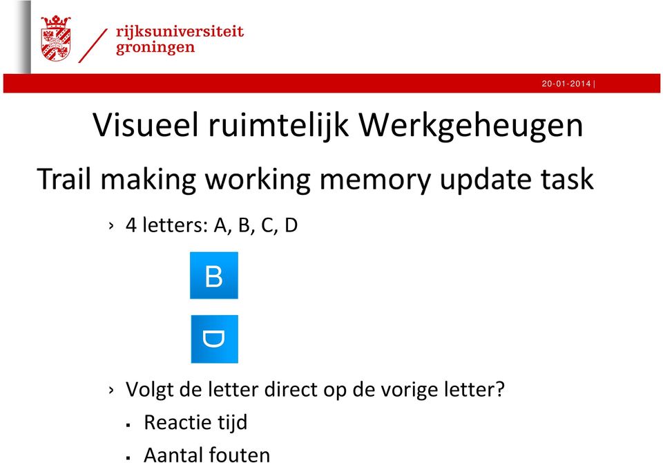 de letter direct op de vorige