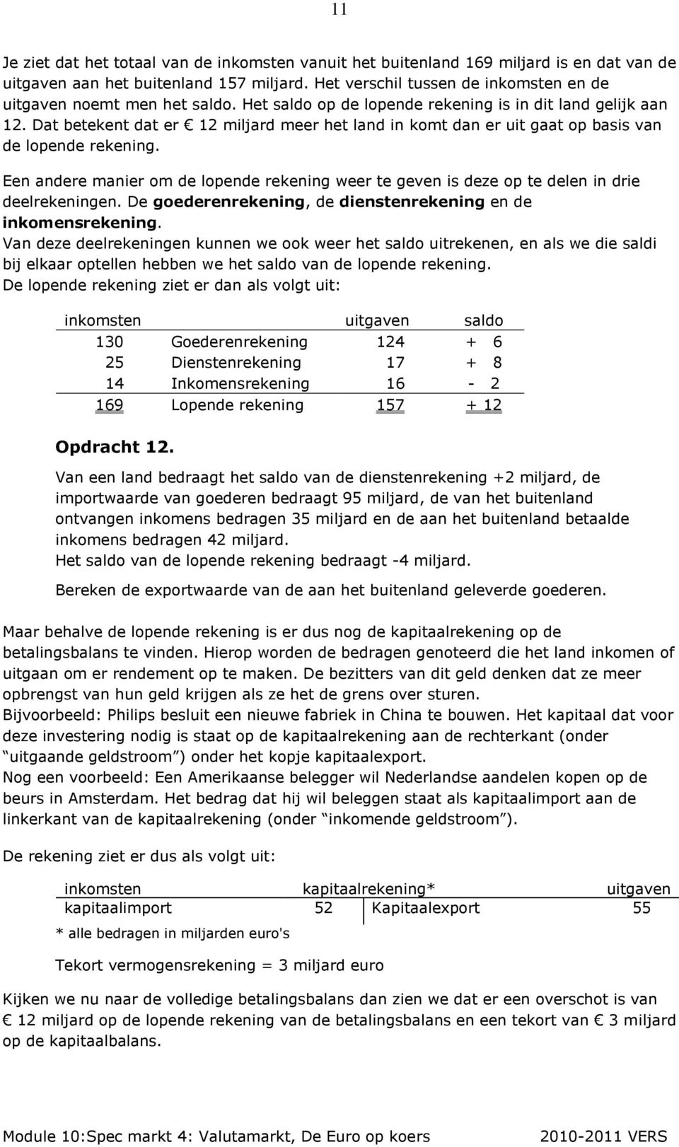 Dat betekent dat er 12 miljard meer het land in komt dan er uit gaat op basis van de lopende rekening.