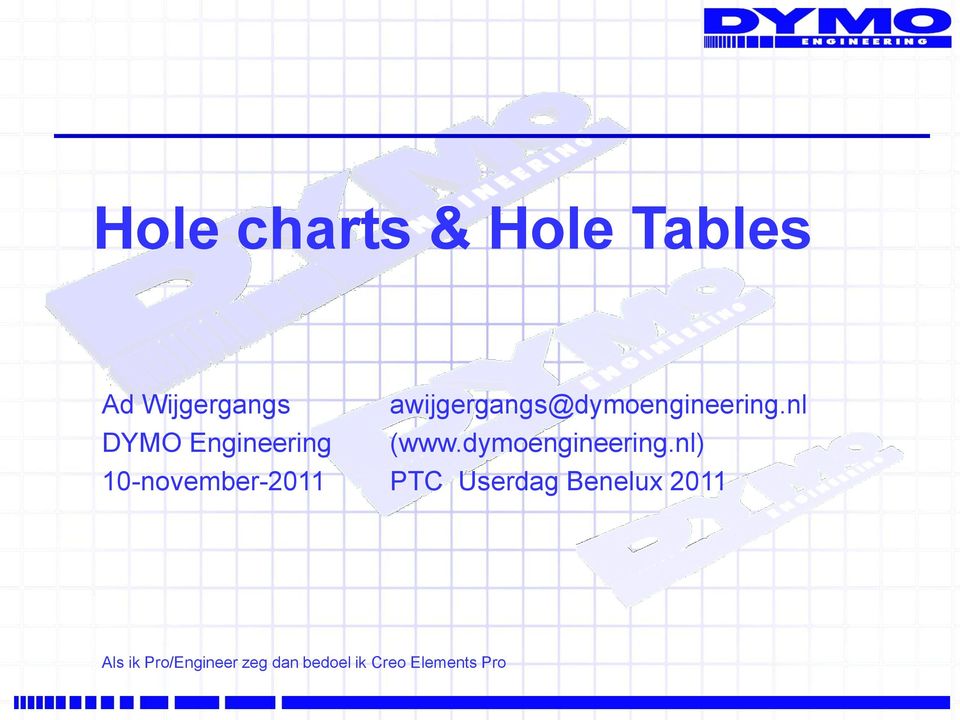 nl DYMO Engineering (www.dymoengineering.