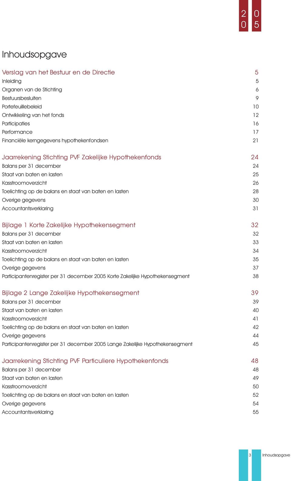 gegevens 3 Accountntsverklring 31 Bijlge 1 Korte Zkelijke Hypothekensegment 32 Blns per 31 december 32 Stt vn bten en lsten 33 Ksstroomoverzicht 34 Toelichting op de blns en stt vn bten en lsten 3