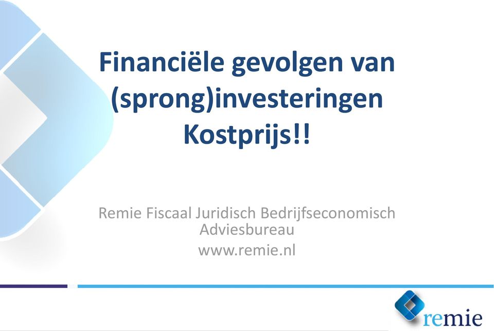 ! Remie Fiscaal Juridisch