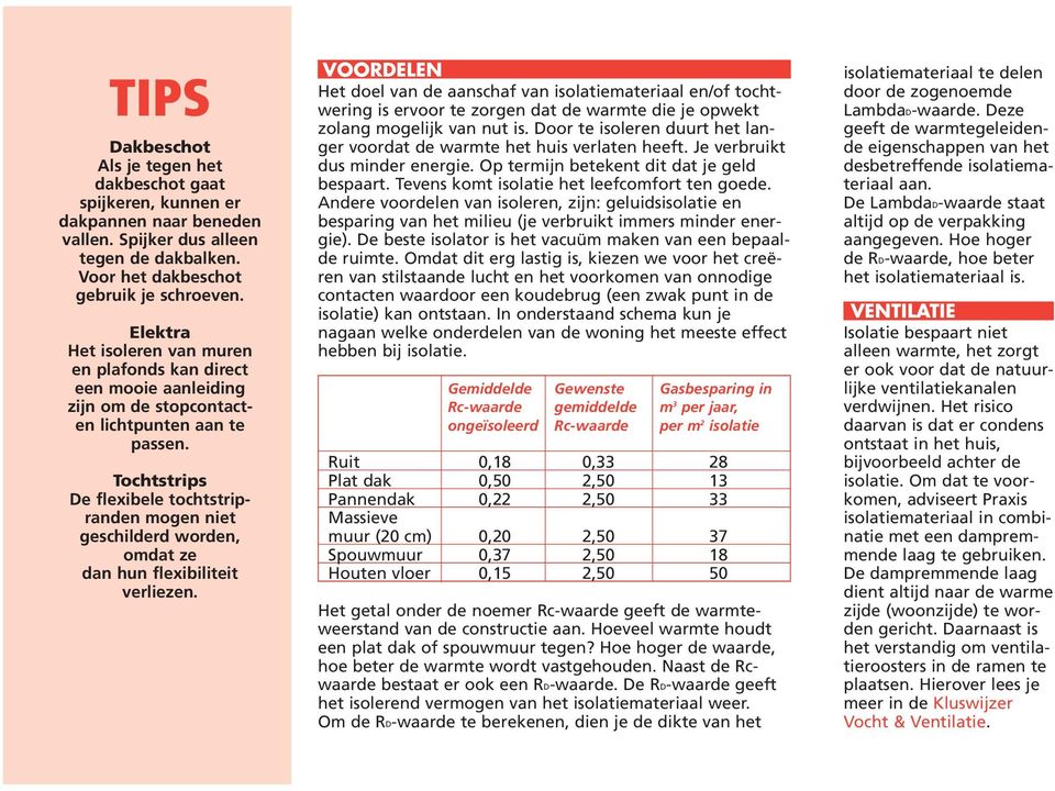 Tochtstrips De flexibele tochtstripranden mogen niet geschilderd worden, omdat ze dan hun flexibiliteit verliezen.