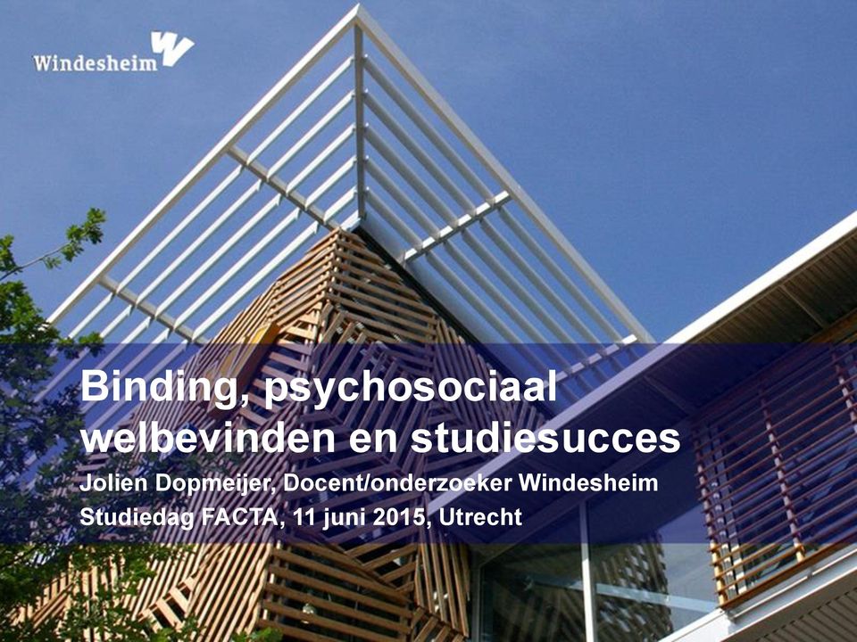 Docent/onderzoeker Windesheim