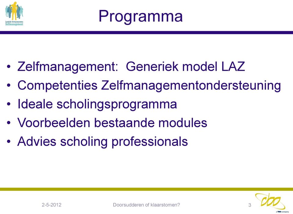 scholingsprogramma Voorbeelden bestaande modules
