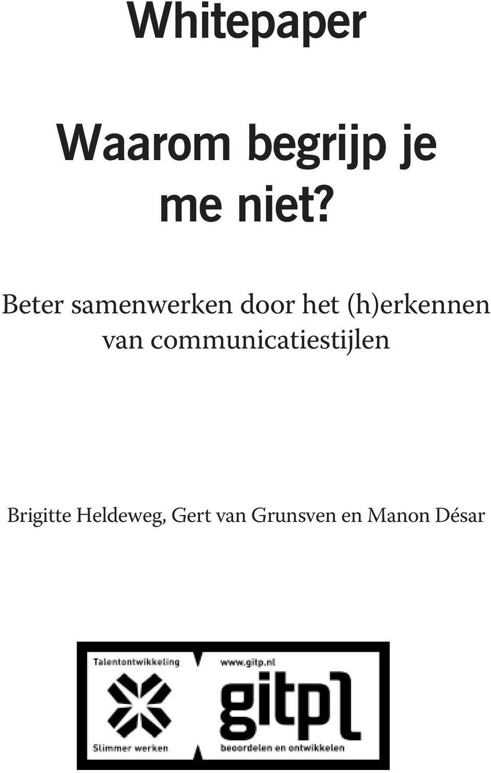 (h)erkennen van communicatiestijlen