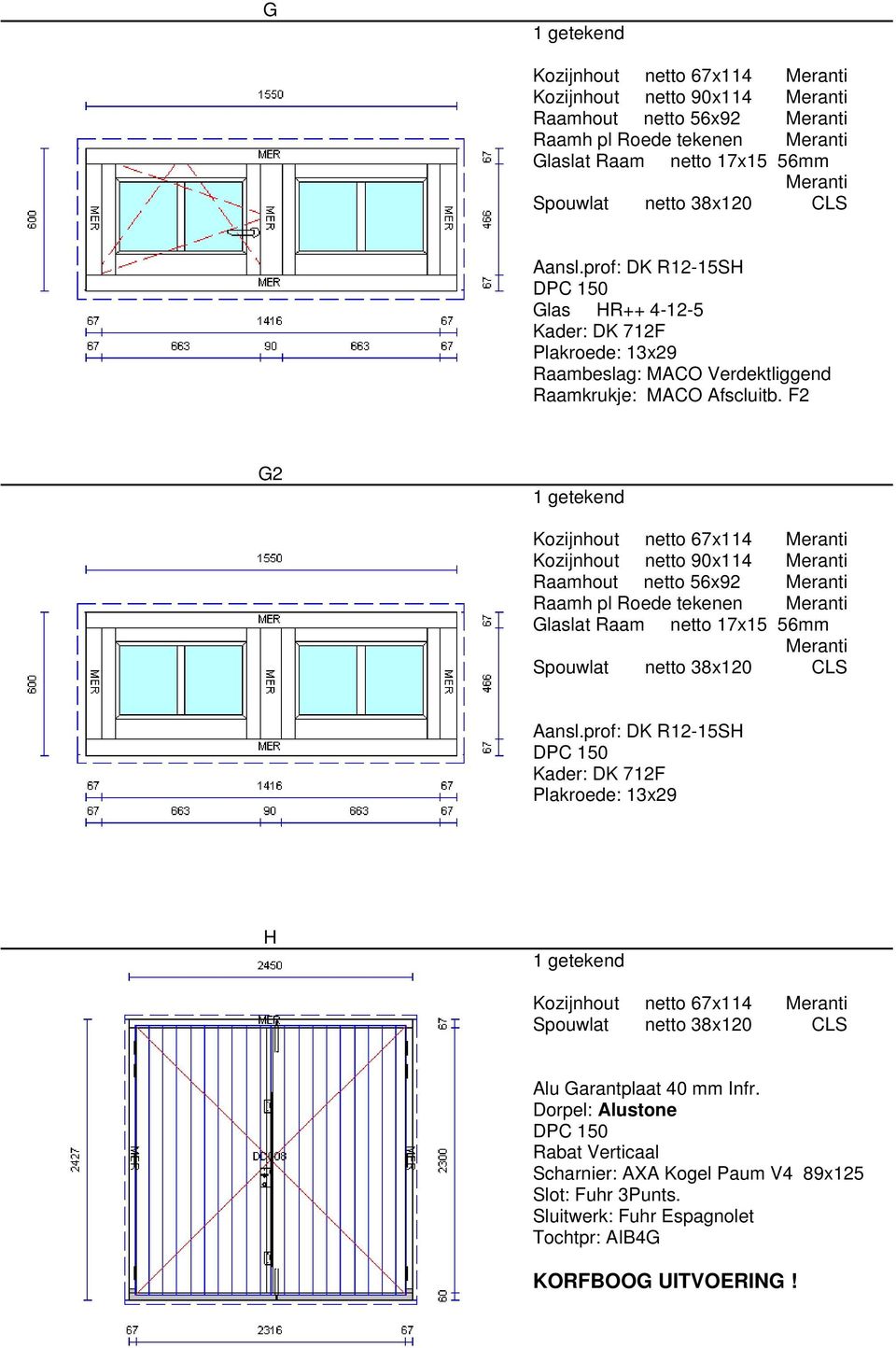 netto 56x92 H Alu Garantplaat 40 mm Infr.