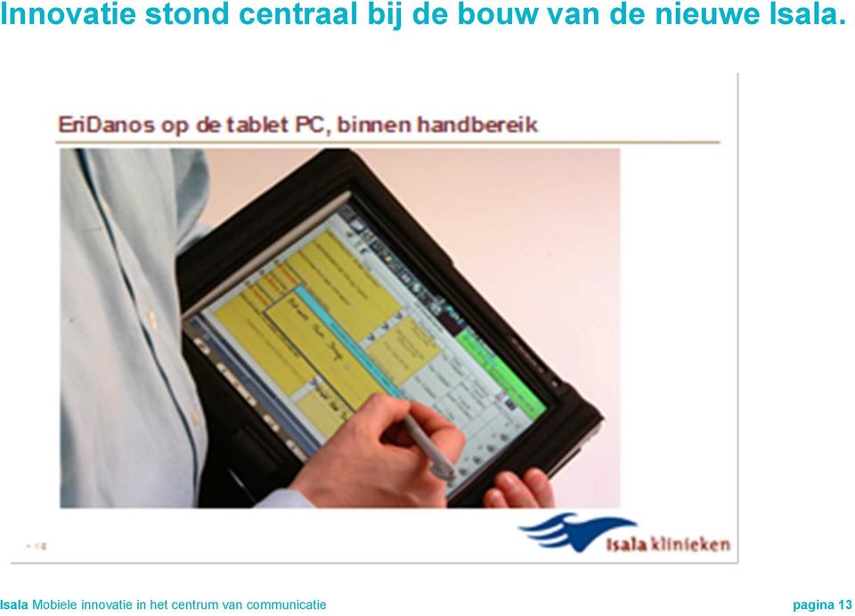 Isala Mobiele innovatie in het