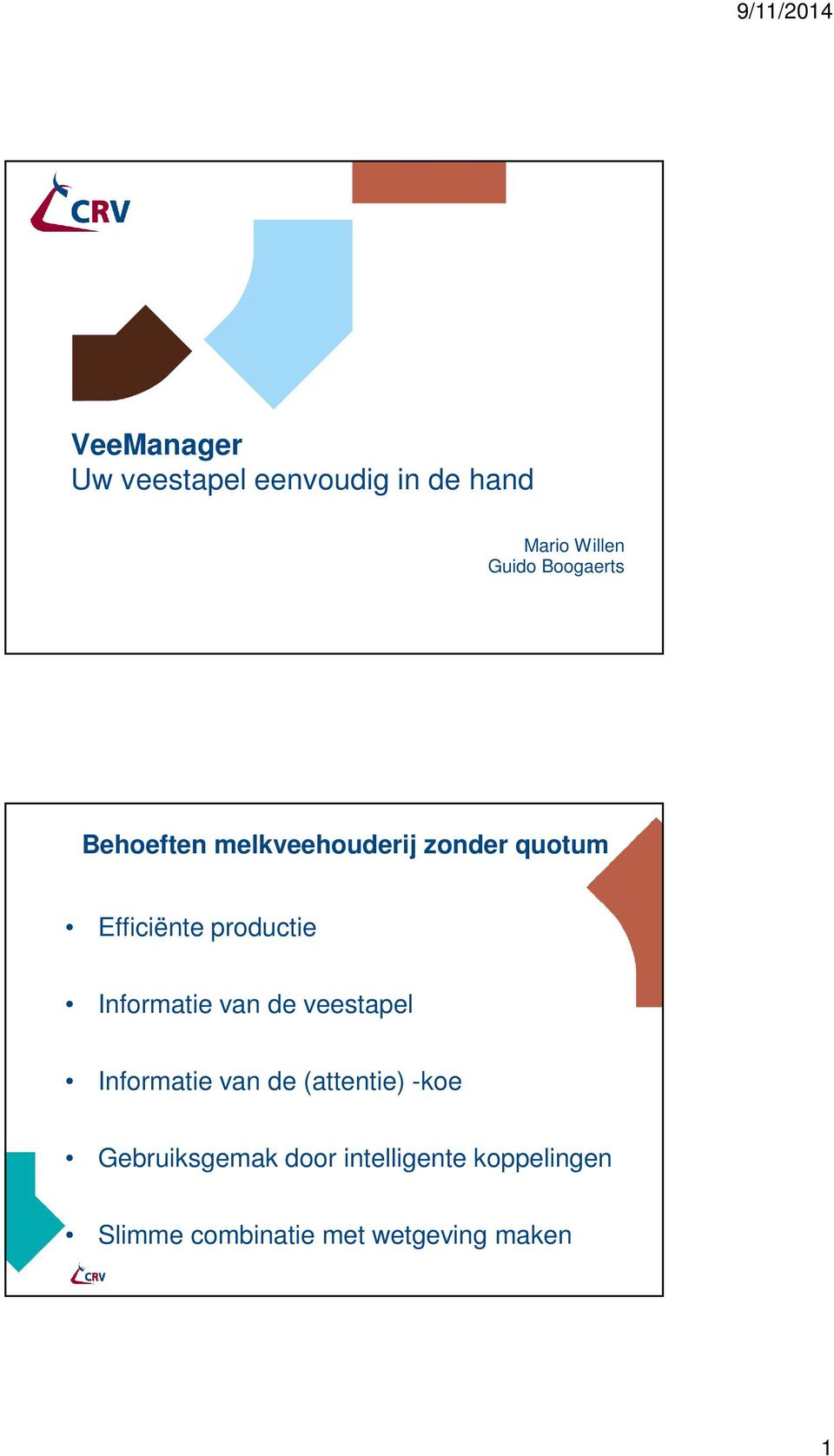 productie Informatie van de veestapel Informatie van de (attentie)