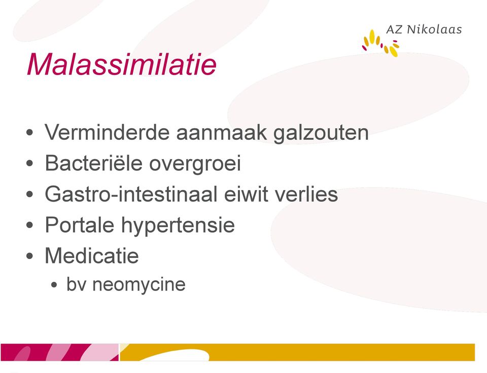 Gastro-intestinaal eiwit verlies