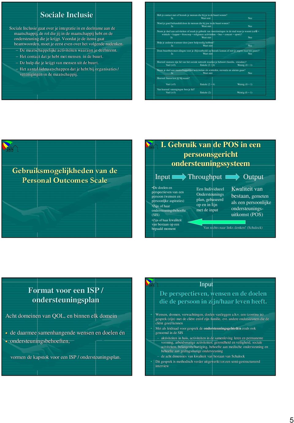 De hulp die je krijgt van mensen uit de buurt. Het aantal lidmaatschappen dat je hebt bij organisaties / verenigingen in de maatschappij.