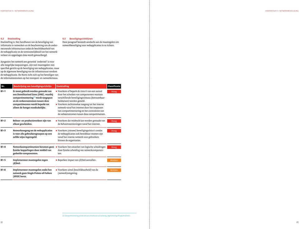 vertrouwelijkheid van het netwerkverkeer en opgeslagen data wordt gewaarborgd. 4.