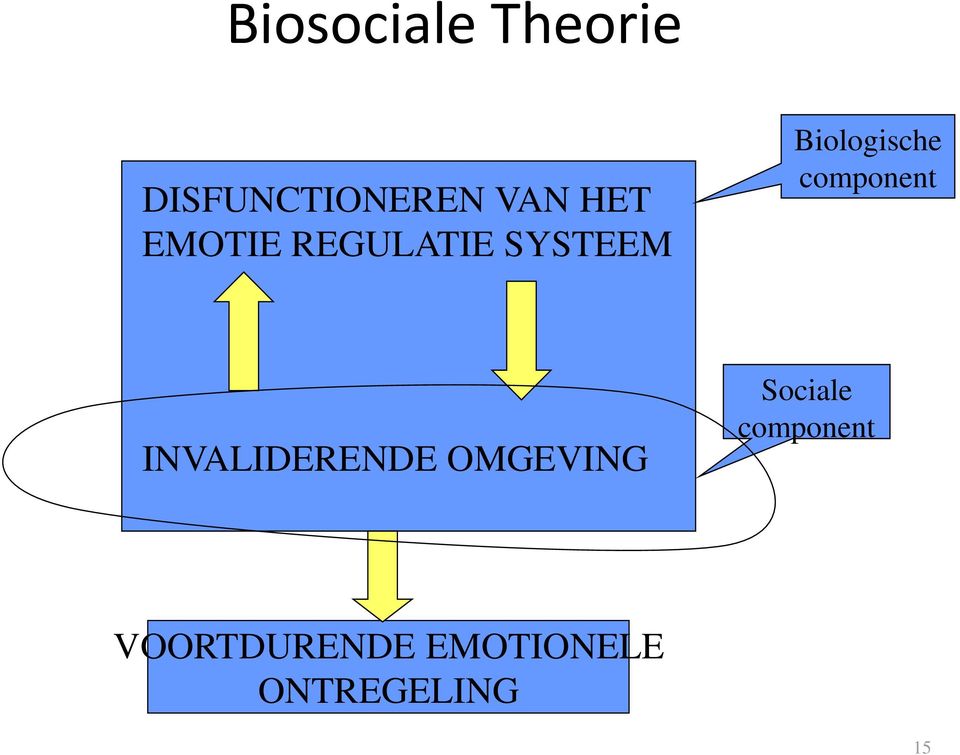 component INVALIDERENDE OMGEVING Sociale