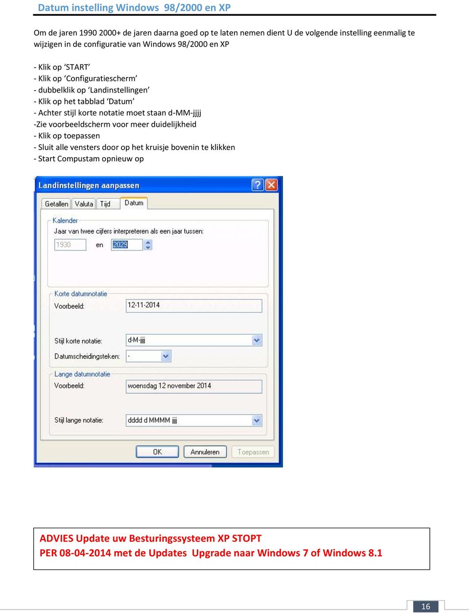maak het plat Gevoelig voor Vies Handleiding Compustam voor Windows versie 8 - PDF Free Download