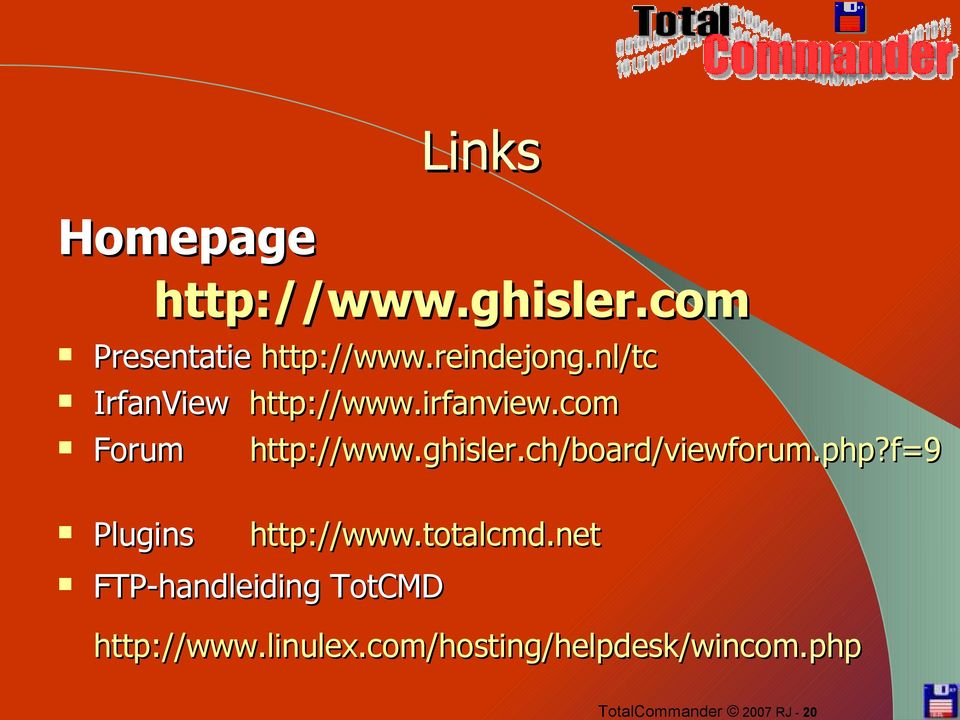 ch/board/viewforum.php?f=9 Plugins http://www.totalcmd.