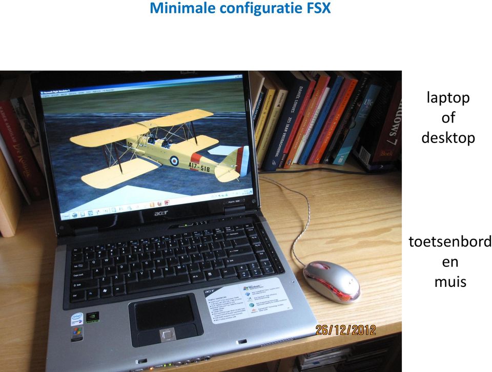 FSX laptop of
