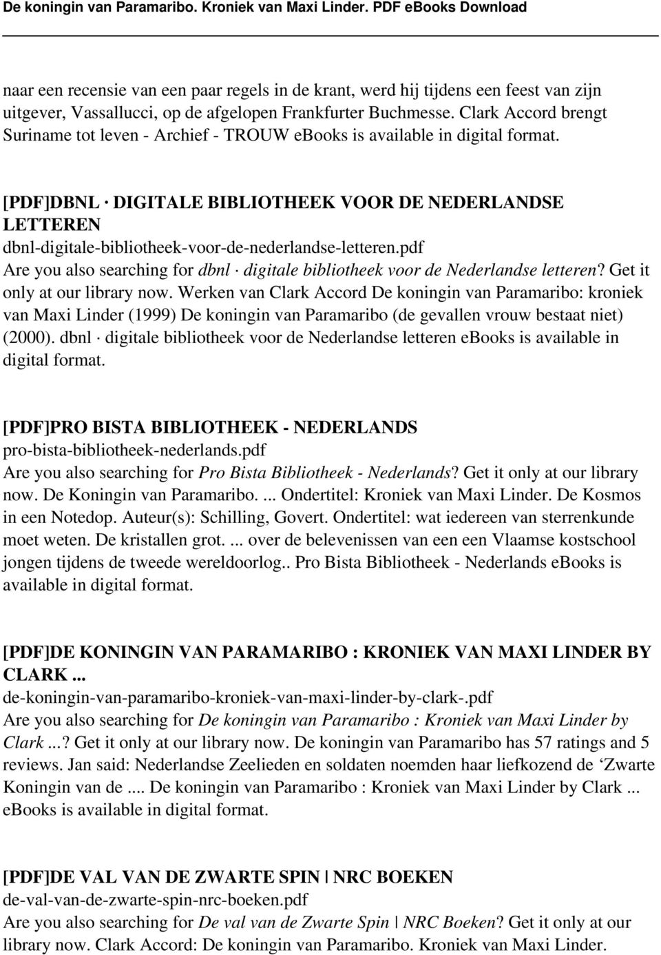 pdf Are you also searching for dbnl digitale bibliotheek voor de Nederlandse letteren? Get it only at our library now.