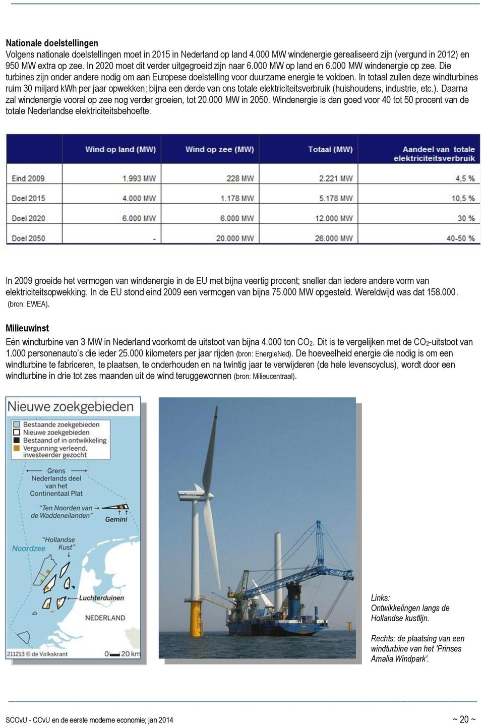 In totaal zullen deze windturbines ruim 30 miljard kwh per jaar opwekken; bijna een derde van ons totale elektriciteitsverbruik (huishoudens, industrie, etc.).