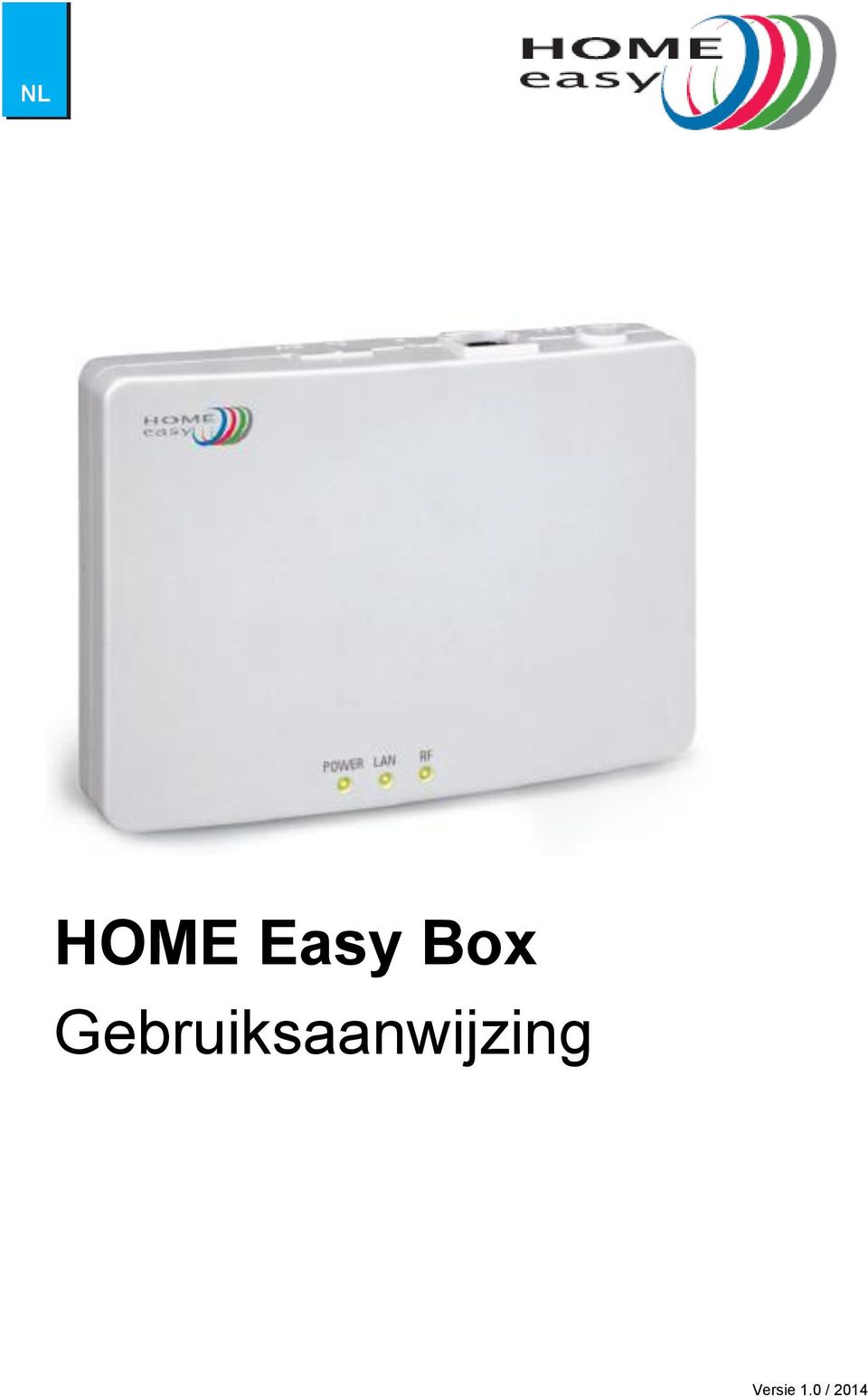 HOME Easy Box Gebruiksaanwijzing - PDF Gratis download
