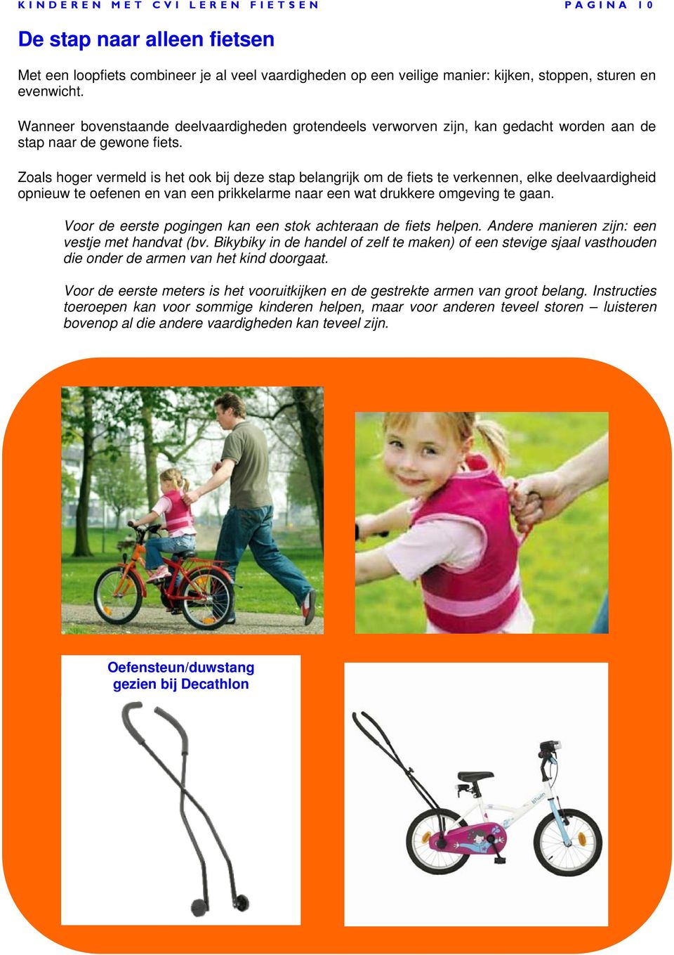 Kinderen met CVI leren fietsen - PDF Gratis download