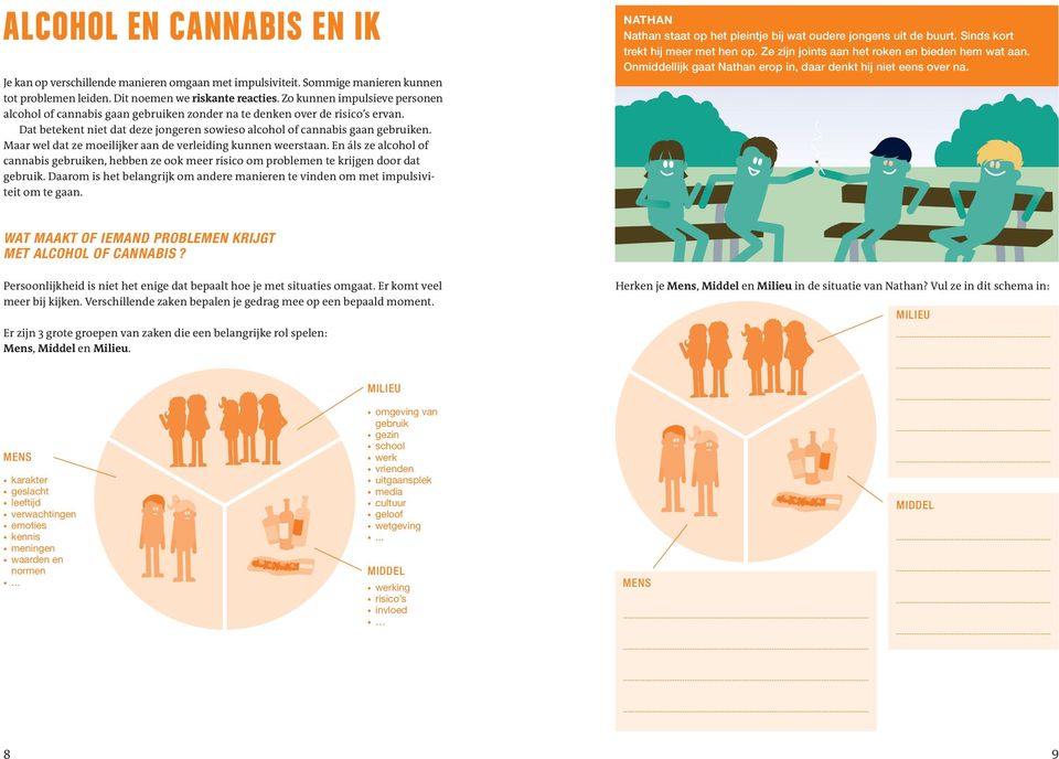 Maar wel dat ze moeilijker aan de verleiding kunnen weerstaan. En áls ze alcohol of cannabis gebruiken, hebben ze ook meer risico om problemen te krijgen door dat gebruik.