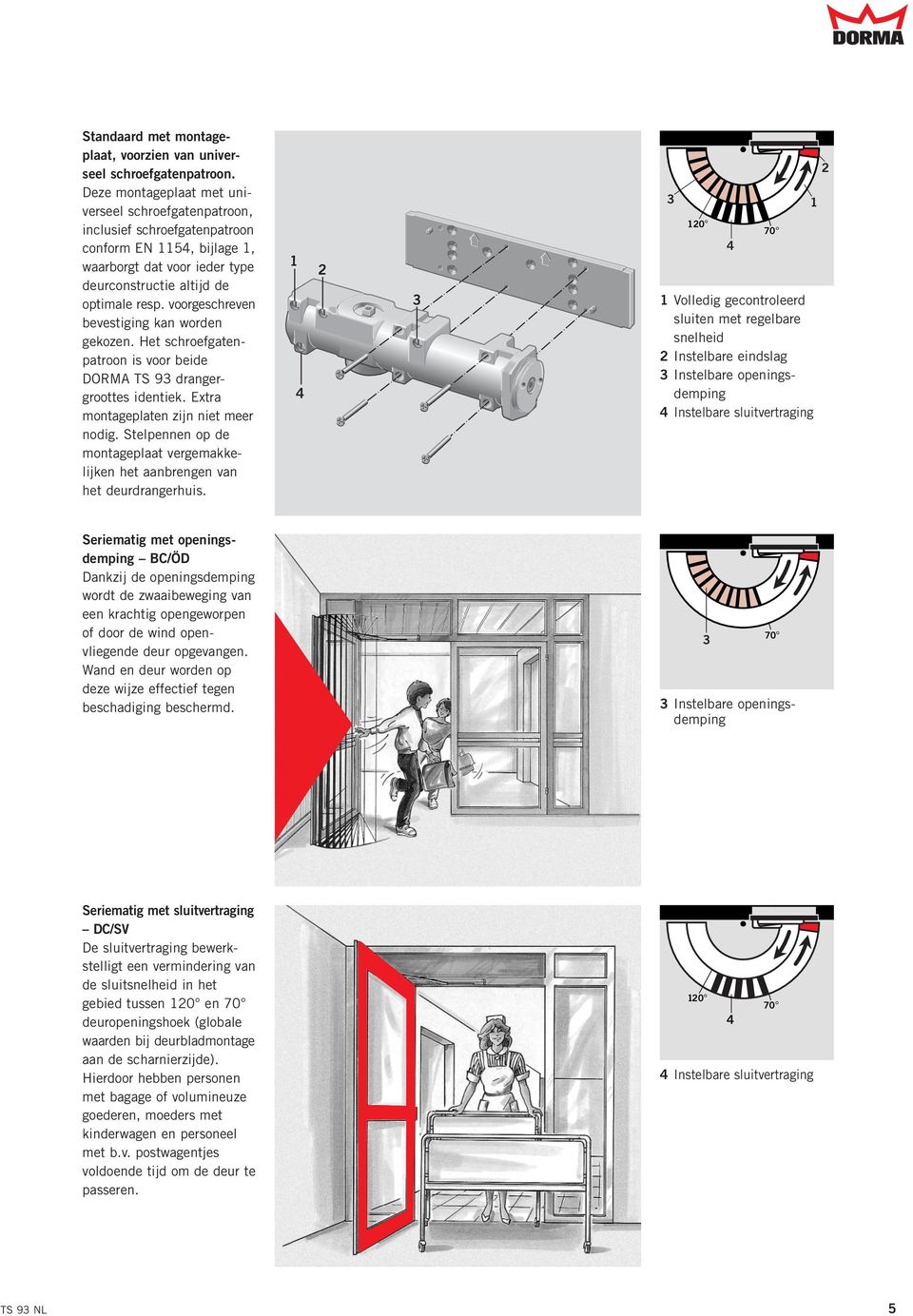 regeling heb vertrouwen omringen Glijarm-deurdrangersysteem TS 93 DORMA. in Contur Design - PDF Free Download