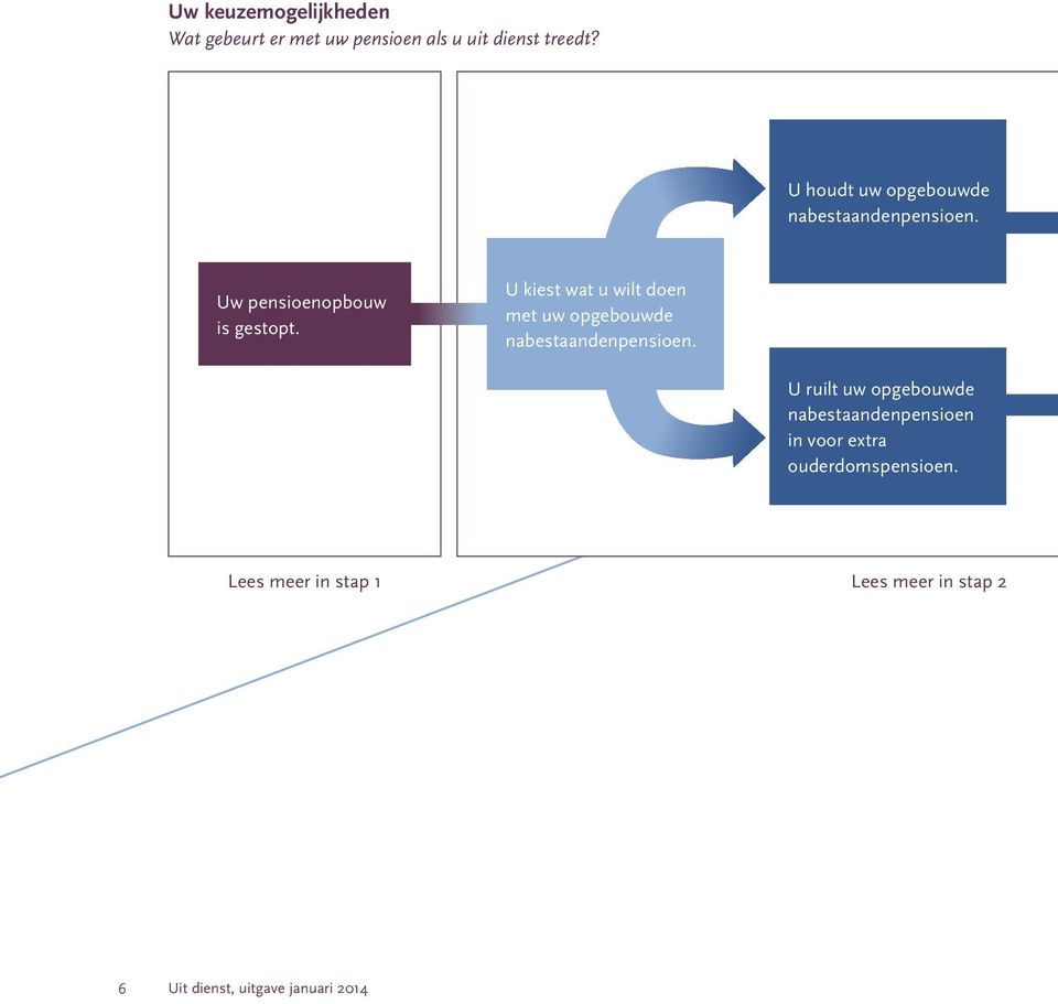 U kiest wat u wilt doen met uw opgebouwde nabestaandenpensioen.