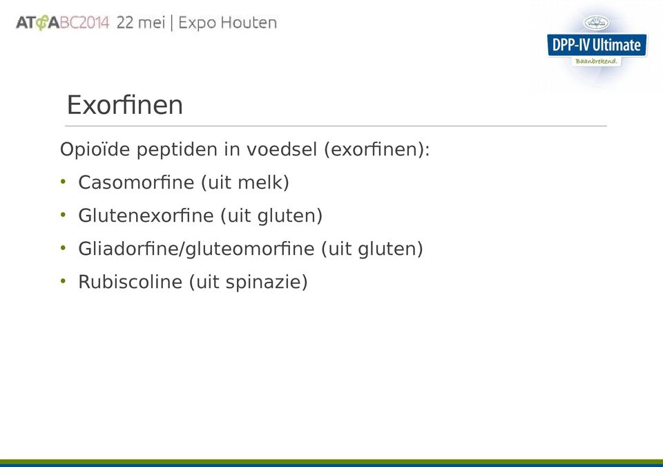 Glutenexorfine (uit gluten)