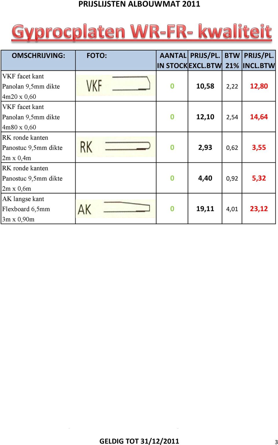 dikte 0 12,10 2,54 14,64 4m80 x 0,60 RK ronde kanten Panostuc 9,5mm dikte 0 2,93 0,62 3,55 2m