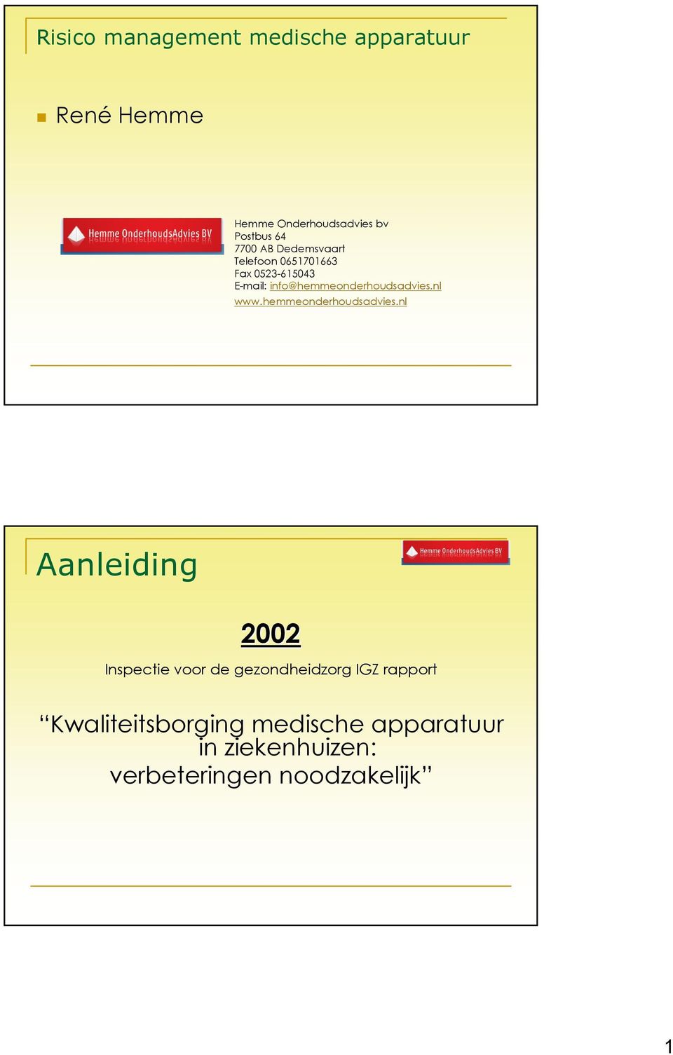 hemmeonderhoudsadvies.