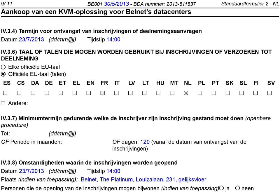 - BDA nummer: 2013-