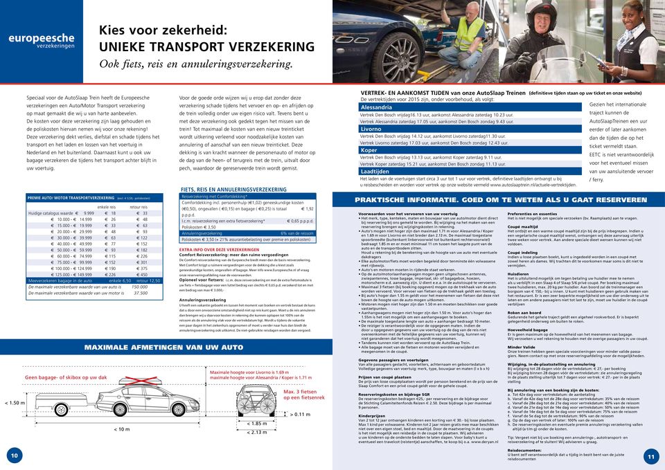 De kosten voor deze verzekering zijn laag gehouden en de poliskosten hiervan nemen wij voor onze rekening!