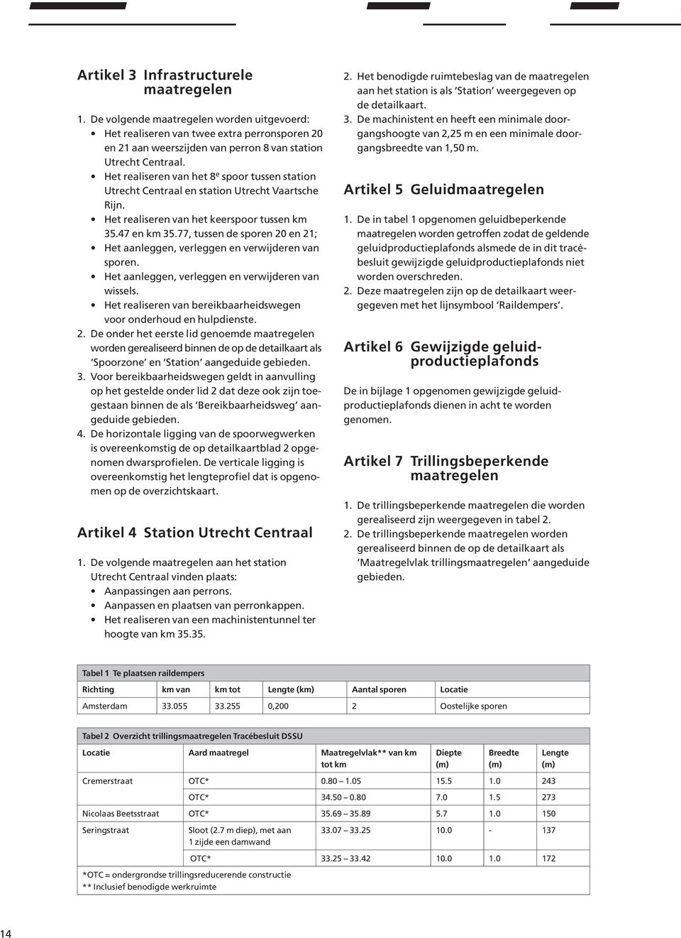 77, tussen de sporen 20 en 21; Het aanleggen, verleggen en verwijderen van sporen. Het aanleggen, verleggen en verwijderen van wissels.