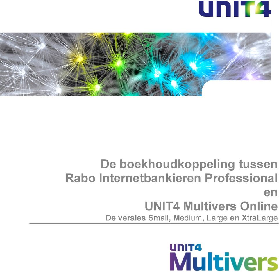 UNIT4 Multivers Online De versies